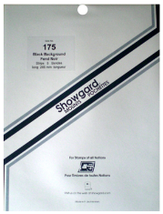 Showgard Showgard Mounts - 264mm Strips (Black) - 175x264mm