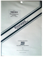 192x201 Showgard Blocks, Strips and Souvenir Sheets (Black)