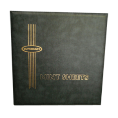 MA1 - Deluxe Mint Sheet Album,  100 Sheets (Black)