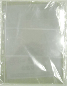 3 Pocket Grande Pages for Large Notes, Clear - GRANDE3C