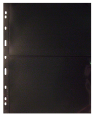 2 Pocket Grande Pages for Extra Large Notes, Black - GRANDE2S