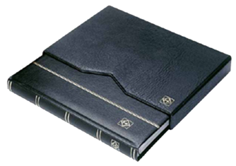 Premium Stock Books with 32 Black Pages and Clear  Interleaves (Green) - LZS4/16NGR
