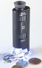 Zoom Microscope with LED, 60x and 100x magnification