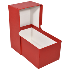 Modern Size Currency Box - Red