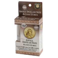 4 Round Coin Tube - Small Dollar
