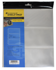 Guardhouse Shield 3 Pocket Archival (10 pack) Polypropylene Pages