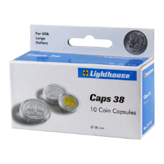 38mm - Coin Capsules (pack of 10)