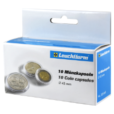 45mm - Coin Capsules (pack of 10)