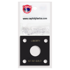 Capital Plastics 144 Coin Holder - SPECIAL ORDER 2x2 - $2.50 LIBERTY