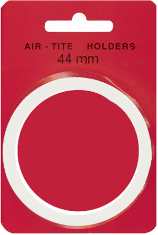 Air Tite 44mm White Ring Fit Retail Package Holders - Model X44