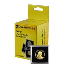 Small Dollar 2x2 Tetra Snaplock Coin Holder - 10 per pack