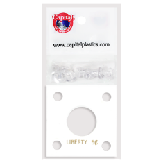 Capital Plastics 144 Coin Holder - Liberty Nickel
