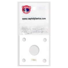 Capital Plastics 144 Coin Holder - Dime
