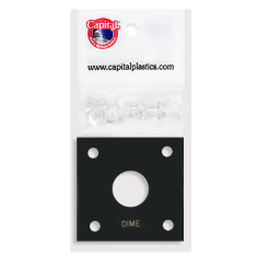 Capital Plastics 144 Coin Holder - Dime