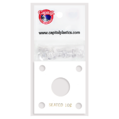 Capital Plastics 144 Coin Holder - Seated Liberty Dime