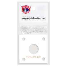 Capital Plastics 144 Coin Holder - Mercury Dime