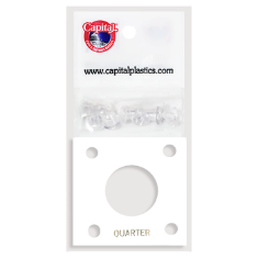 Capital Plastics 144 Coin Holder - Quarter