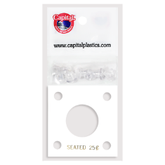 Capital Plastics 144 Coin Holder - Seated Liberty Quarter