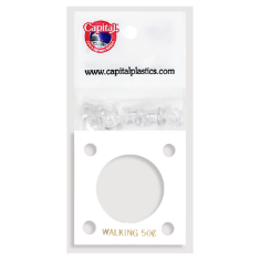 Capital Plastics 144 Coin Holder - Walking Half Dollar