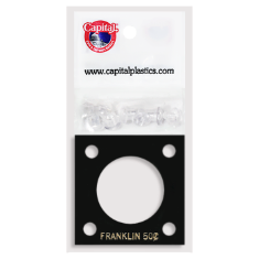 Capital Plastics 144 Coin Holder - Franklin Half Dollar