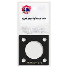 Capital Plastics 144 Coin Holder - Kennedy Half Dollar