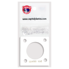 Capital Plastics 144 Coin Holder - Seated Liberty Half Dollar