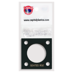 Capital Plastics 144 Coin Holder - Seated Liberty Half Dollar