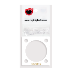 Capital Plastics 144 Coin Holder - Silver $