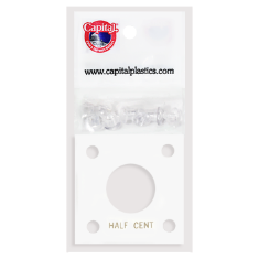 Capital Plastics 144 Coin Holder - Half Cent