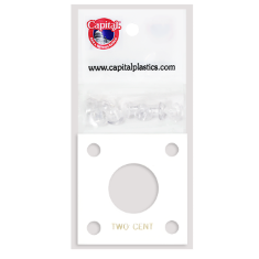 Capital Plastics 144 Coin Holder - Two Cent