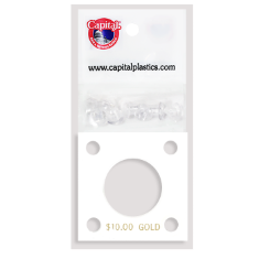 Capital Plastics 144 Coin Holder - $10 Gold
