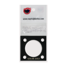 Capital Plastics 144 Coin Holder - $20 Gold
