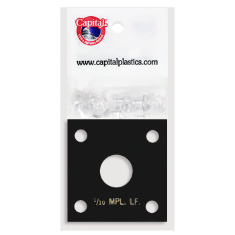 Capital Plastics 144 Coin Holder - 1/10 oz. Maple