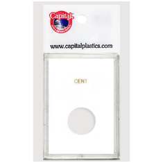 Capital Plastics Caps Coin Holder - Cent