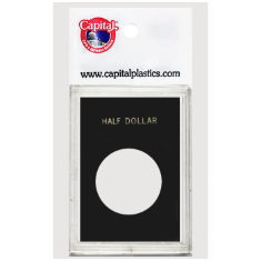 Capital Plastics Caps Coin Holder - Half Dollar