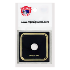 Capital Plastics VPX Coin Holder - Barber Dime