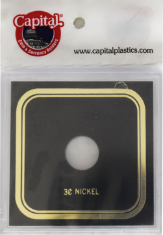 Capital Plastics VPX Coin Holder - 3c Nickel Odd Type