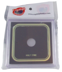 Capital Plastics VPX Coin Holder - Half Dime Odd Type