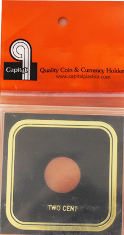 Capital Plastics VPX Coin Holder - Two Cent Odd Type