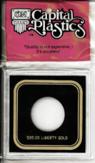 Capital Plastics VPX Coin Holder - Liberty $20 Gold