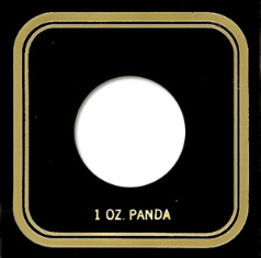 Capital Plastics VPX Coin Holder - 1 oz. Panda