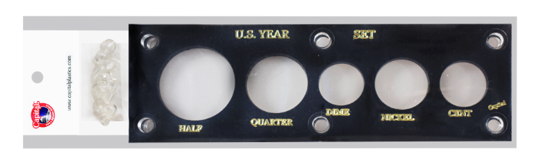 U.S. Year Set - 5 slots (Cent through Half $)