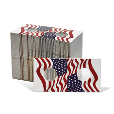 2x2 Paper Coin Holders for Cent / Nickel - American Flag