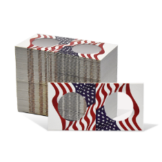 2x2 Paper Coin Holders for Half/Small Dollar/Quarter - American Flag