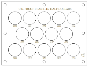 U.S. Proof Franklin Half Dollars
