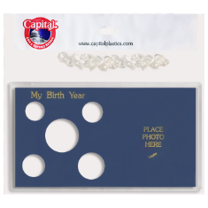 My Birth Year Coins Blue (.50, .25, .10, .05, . 01)