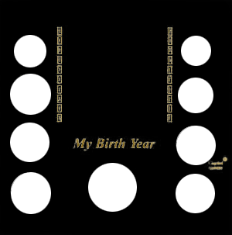 My Birth Year (.5, 5 quarters, .10, .05, .01)
