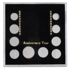 Anniversary (Small $, .50, 5 Quarters, .10, .05, .01)