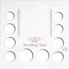 Wedding Year (Small $, .50, 5 Quarters, .10, .05, .01)