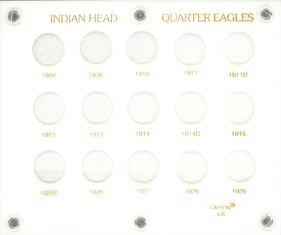 Indian Head Quarter Eagles (1908-1929)